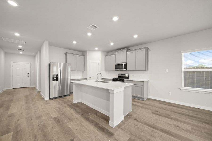 Furnished interior view inside a new home in Russell Ranch, Bay City (Image 6).