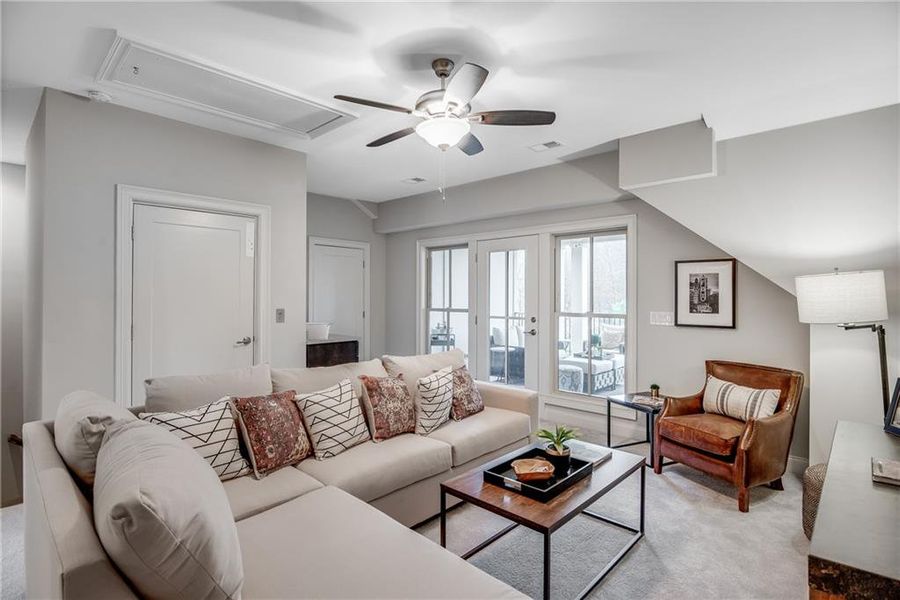 Furnished interior view inside a new home in Laurel View, Suwanee (Image 49).