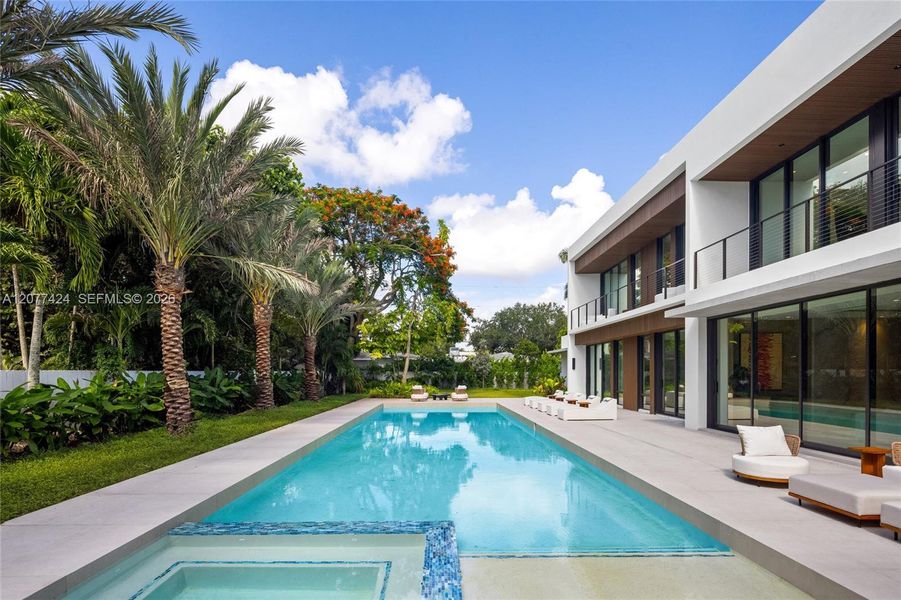 Exterior details and patio area of a home in , Pinecrest (Image 32). Exterior details and patio area of a home in , Pinecrest (Image 32).