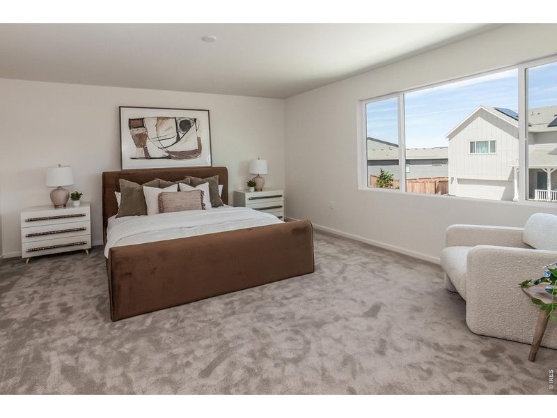 Furnished interior view inside a new home in , Johnstown (Image 16). Furnished interior view inside a new home in , Johnstown (Image 16).