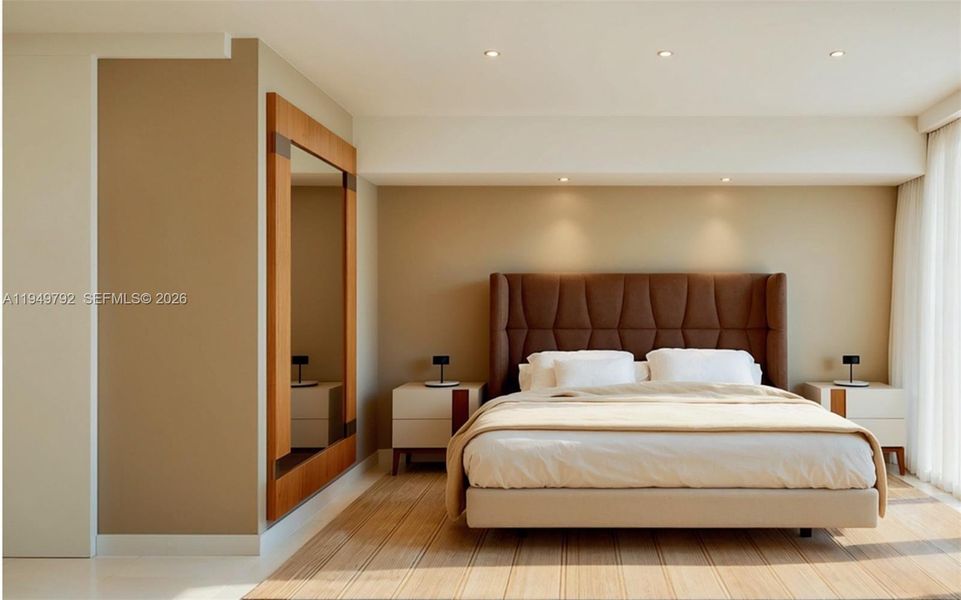 Master bedroom designer project - virtually staged Master bedroom designer project - virtually staged