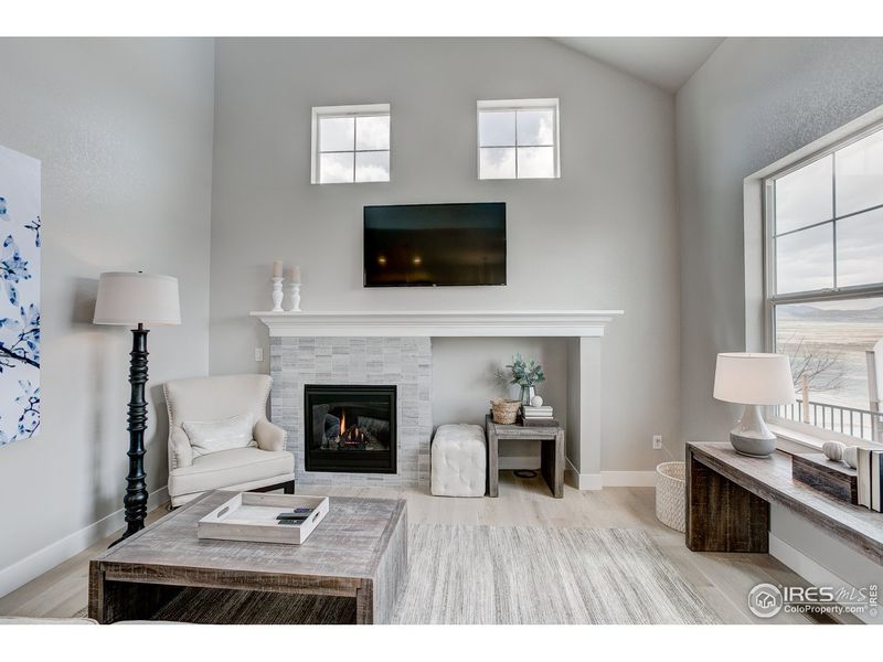 Furnished interior view inside a new home in The Lakes at Centerra - The Shores, Loveland (Image 22).