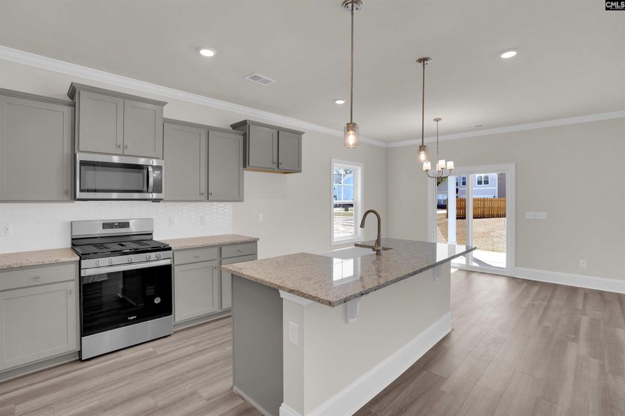 Furnished interior view inside a new home in Boykin Hills, Chapin (Image 3).