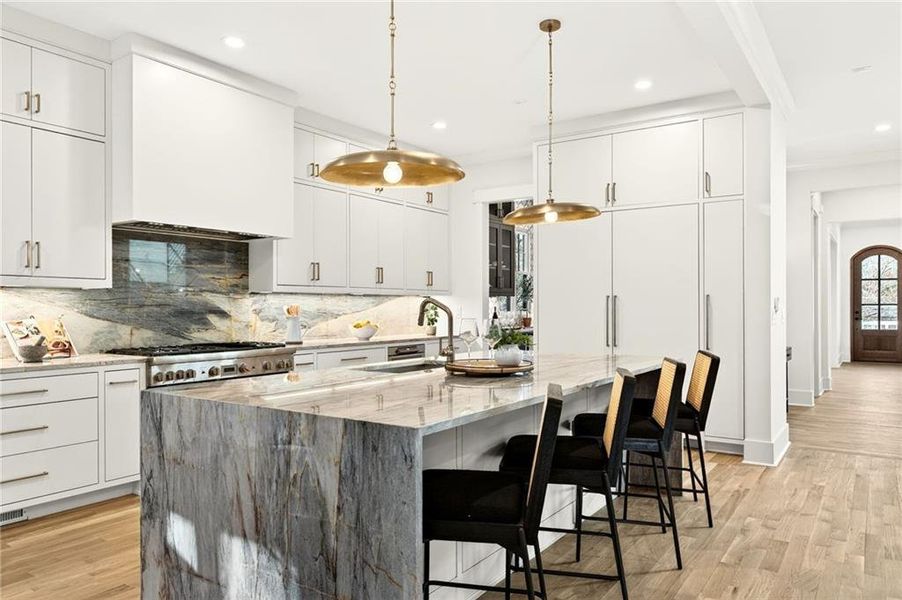 Furnished interior view inside a new home in , Atlanta (Image 18).