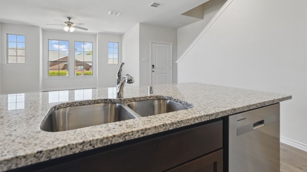 Close-up of interior finishes inside a home in Liberty Crossing, Royse City (Image 14).