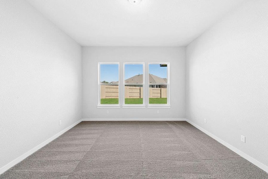 Spacious, unfurnished interior of a new home in The Colony, Bastrop (Image 25). Spacious, unfurnished interior of a new home in The Colony, Bastrop (Image 25).