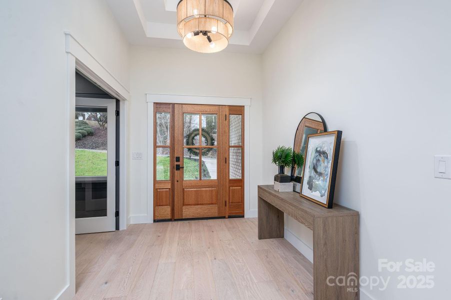 Furnished interior view inside a new home in , Hickory (Image 32).