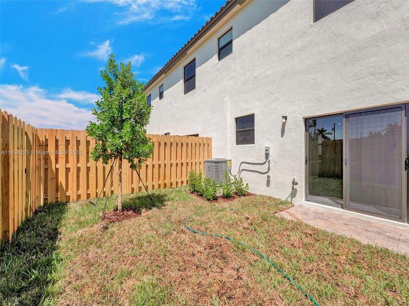 Exterior details and patio area of a home in , Homestead (Image 20). Exterior details and patio area of a home in , Homestead (Image 20).