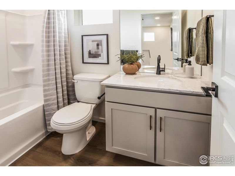 Furnished interior view inside a new home in , Fort Collins (Image 33).