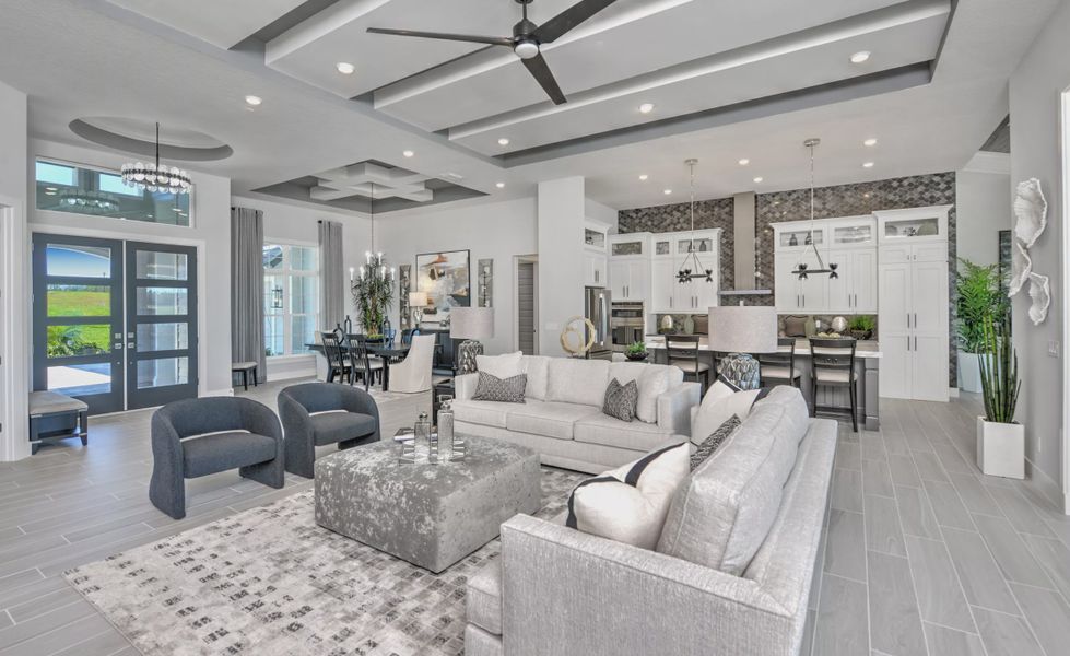 Furnished interior view inside a new home in West Hill Estates, Dade City (Image 10). Furnished interior view inside a new home in West Hill Estates, Dade City (Image 10).