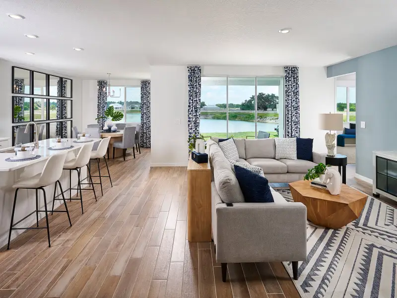 Furnished interior view inside a new home in Oakfield Trails - Signature Series, Parrish (Image 5).