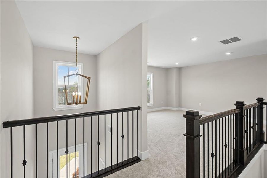 Spacious, unfurnished interior of a new home in Governor’s Preserve, Canton (Image 41).