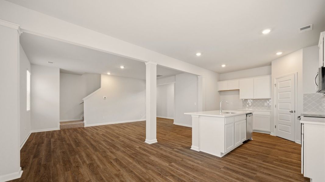 Representative unfurnished interior of a home built from the Somerset by D.R. Horton in Oakchase at Hampton, Hampton (Image 13).