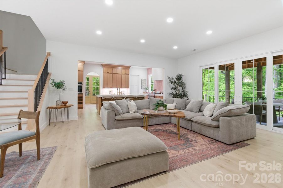 Furnished interior view inside a new home in , Matthews (Image 12).