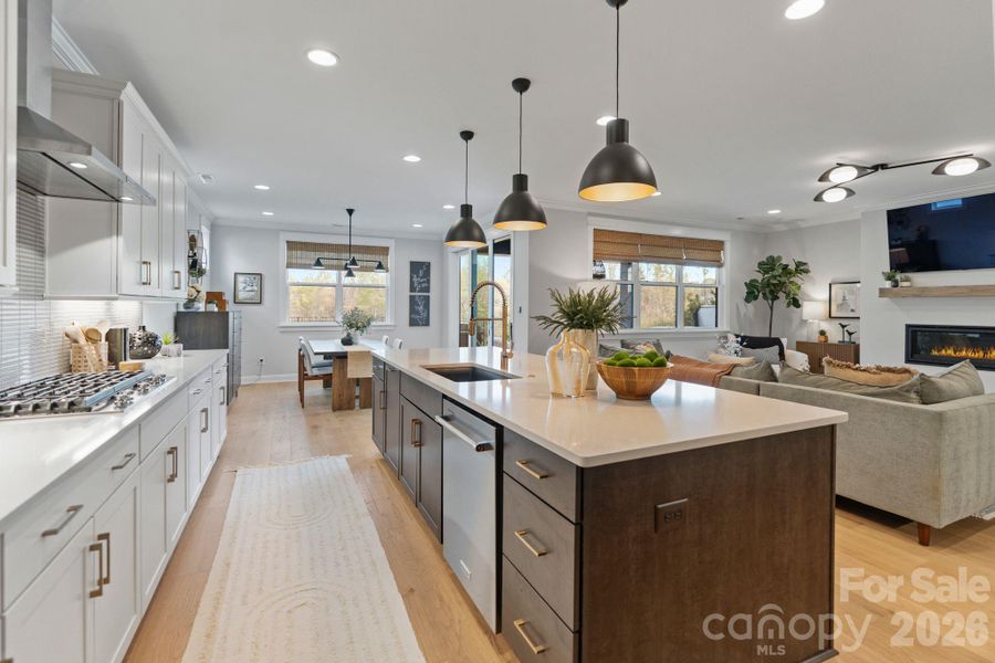 Furnished interior view inside a new home in Amara Chase, Huntersville (Image 45).