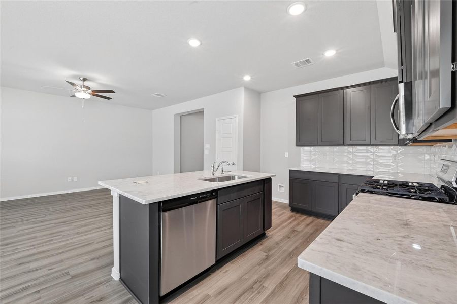 Furnished interior view inside a new home in Rollingbrook Estates, Baytown (Image 8).