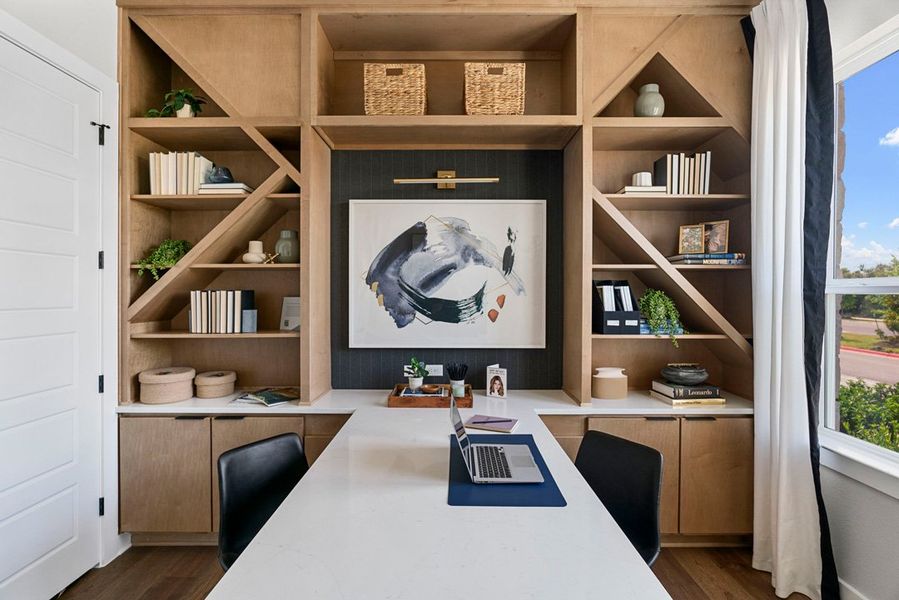 Furnished interior view inside a new home in Arbor Collection at Heritage, Dripping Springs (Image 17).