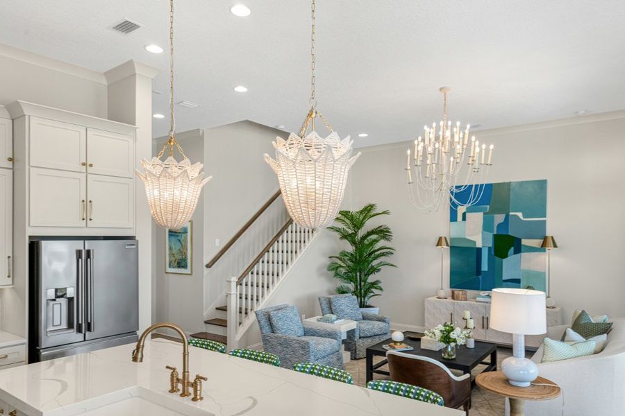 Representative furnished interior of a home built from the Sawyer by Riverside Homes in Mariposa at EverRange, Jacksonville (Image 74).