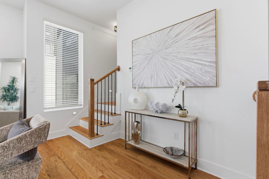 Furnished interior view inside a new home in , Houston (Image 9).