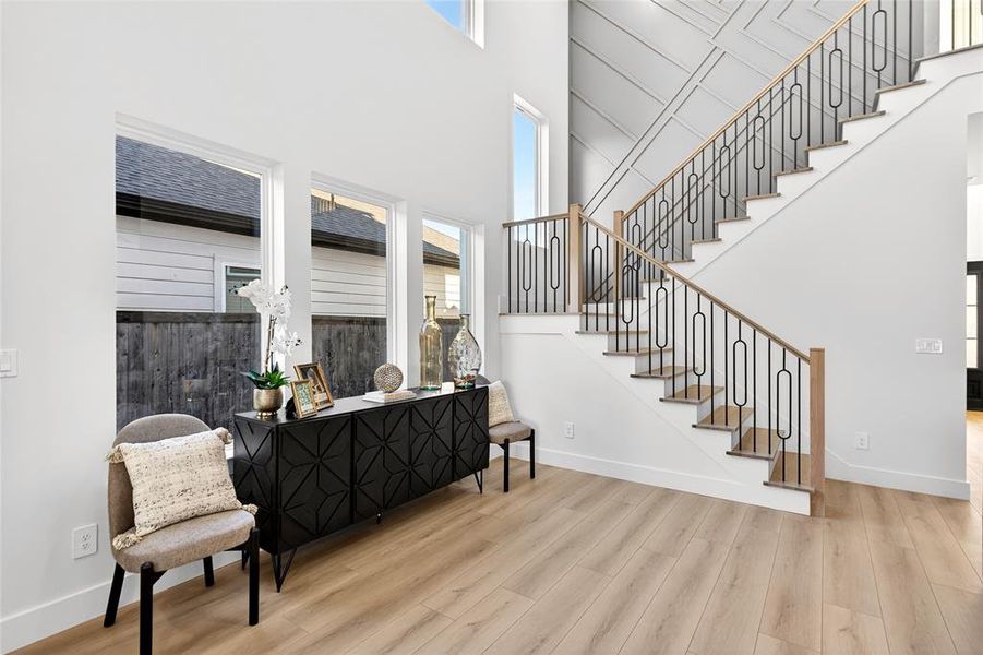 Furnished interior view inside a new home in , Dallas (Image 5). Furnished interior view inside a new home in , Dallas (Image 5).