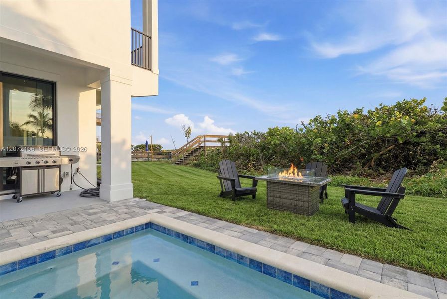 Exterior details and patio area of a home in , Melbourne Beach (Image 27).