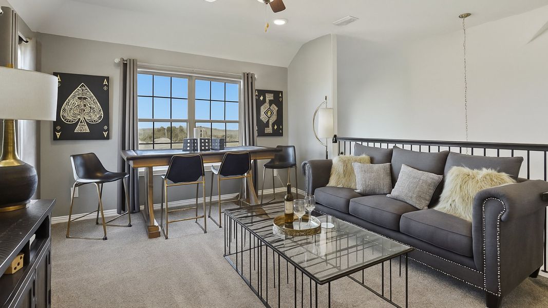 Representative furnished interior of a home built from the Hickory by DRB Homes in Brookewater, Rosenberg (Image 10).