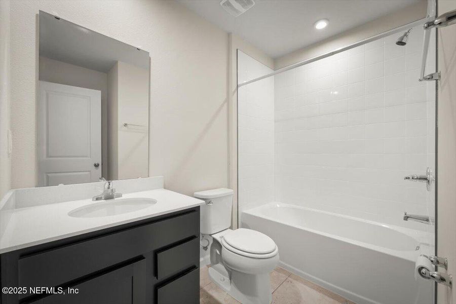 Furnished interior view inside a new home in , Jacksonville (Image 8). Furnished interior view inside a new home in , Jacksonville (Image 8).