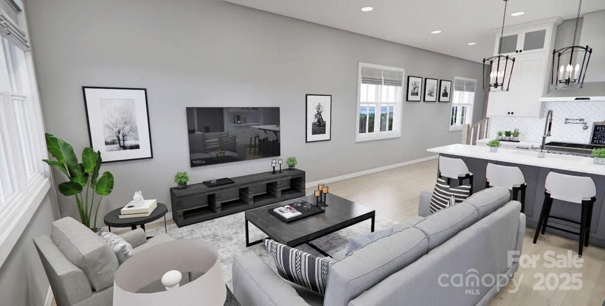 Furnished interior view inside a new home in , Marion (Image 17). Furnished interior view inside a new home in , Marion (Image 17).