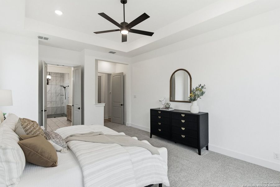 Furnished interior view inside a new home in Heimer Estates at Garden Ridge, San Antonio (Image 38).
