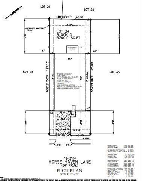 Plot Plan