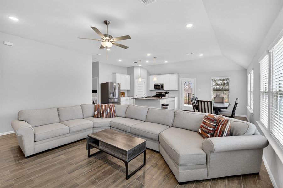 Furnished interior view inside a new home in Sagebrook, Denton (Image 12).
