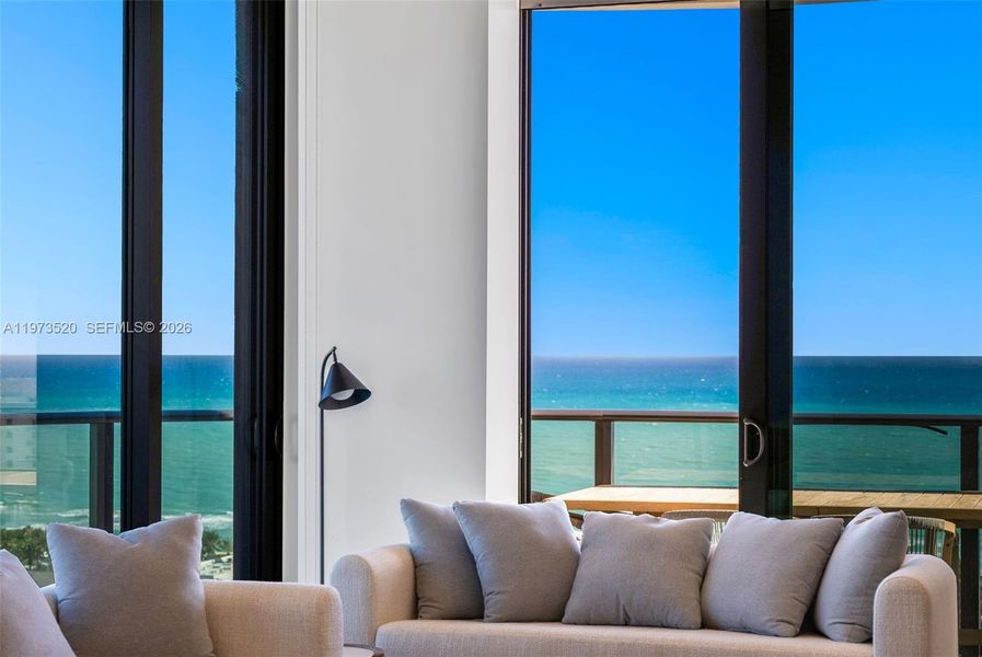 Close-up of interior finishes inside a home in 72 Park, Miami (Image 18).