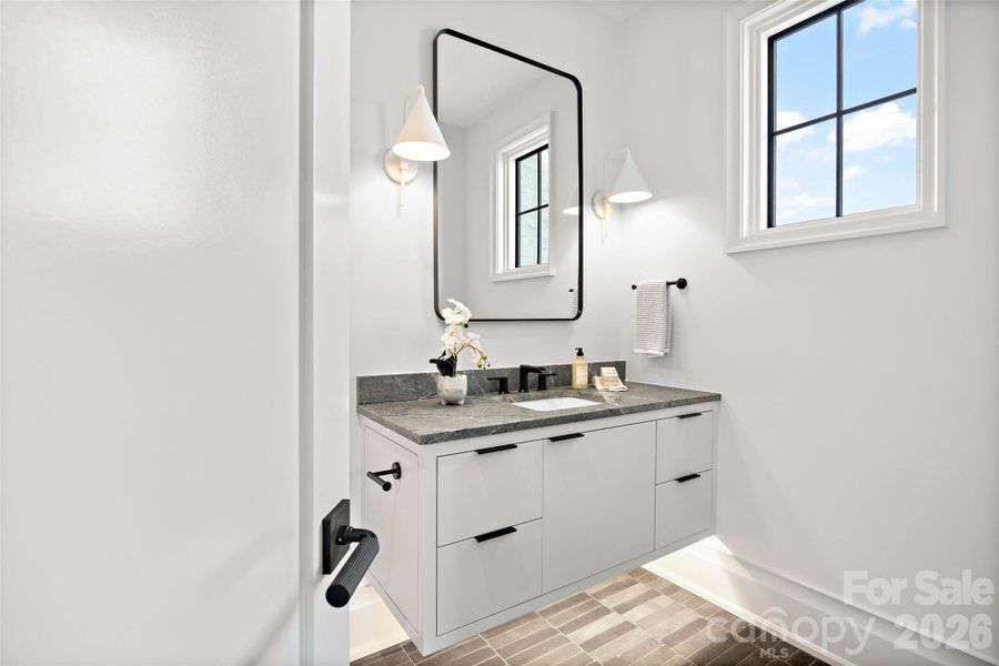 Furnished interior view inside a new home in , Charlotte (Image 42).