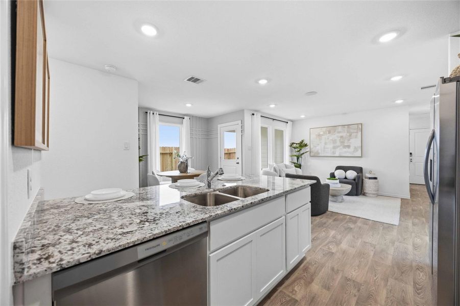 Furnished interior view inside a new home in Pineapple Square, Houston (Image 13). Furnished interior view inside a new home in Pineapple Square, Houston (Image 13).