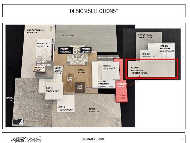 Representative photo of design selections for 609 Damsel June Representative photo of design selections for 609 Damsel June