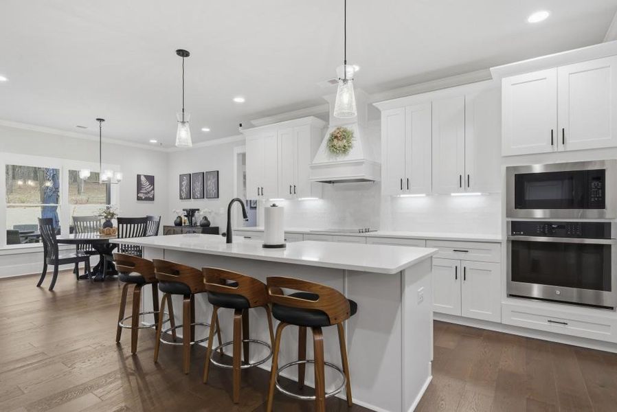 Furnished interior view inside a new home in , Buckhead (Image 17).