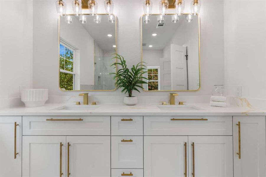 Furnished interior view inside a new home in , McKinney (Image 23).