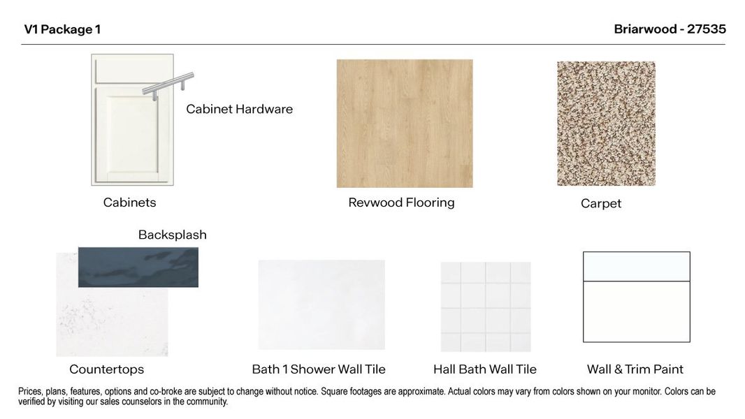 Materials commonly used for homes built from the The Gaven by D.R. Horton in Briarwood, Elgin (Image 4).