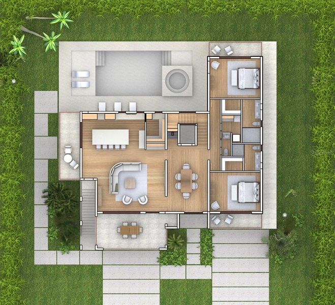 2D floor plan layout of this home in , Longboat Key, FL (Image 4). 2D floor plan layout of this home in , Longboat Key, FL (Image 4).