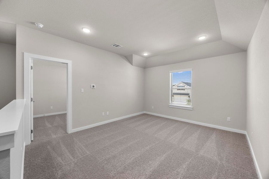 Game Room in the Magnolia home plan by Trophy Signature Homes – REPRESENTATIVE PHOTO Game Room in the Magnolia home plan by Trophy Signature Homes – REPRESENTATIVE PHOTO