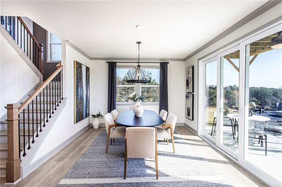Furnished interior view inside a new home in Hopewell Reserve, Cumming (Image 36). Furnished interior view inside a new home in Hopewell Reserve, Cumming (Image 36).