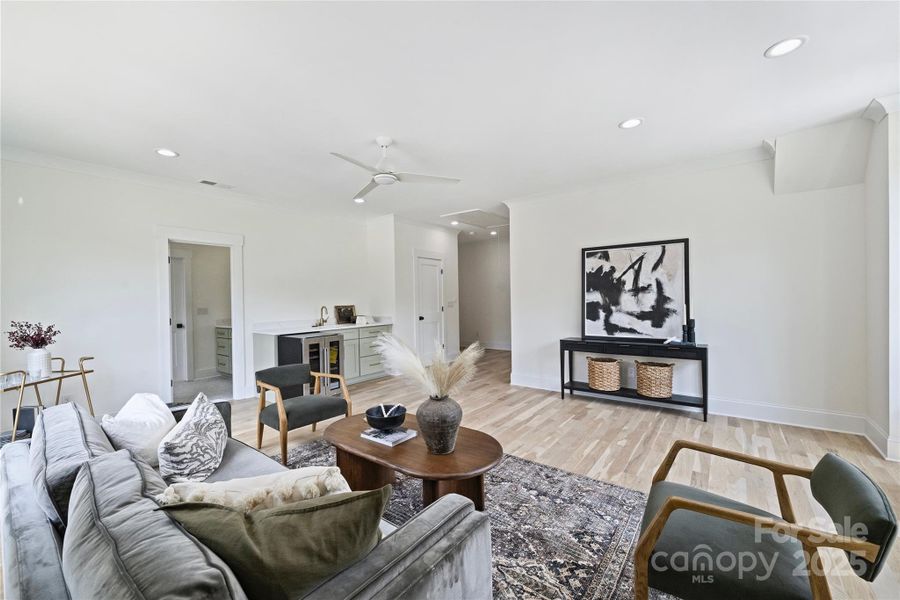 Furnished interior view inside a new home in , Charlotte (Image 3).