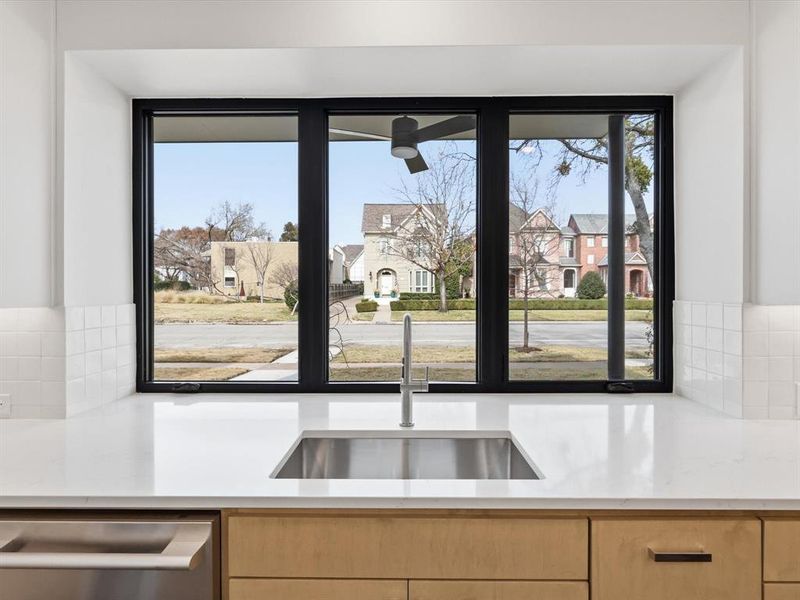 Close-up of interior finishes inside a home in , Fort Worth (Image 19).