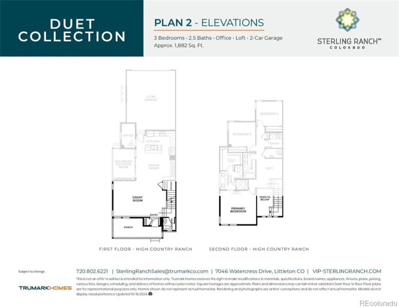 2D floor plan layout of this home in , Littleton, CO (Image 3).