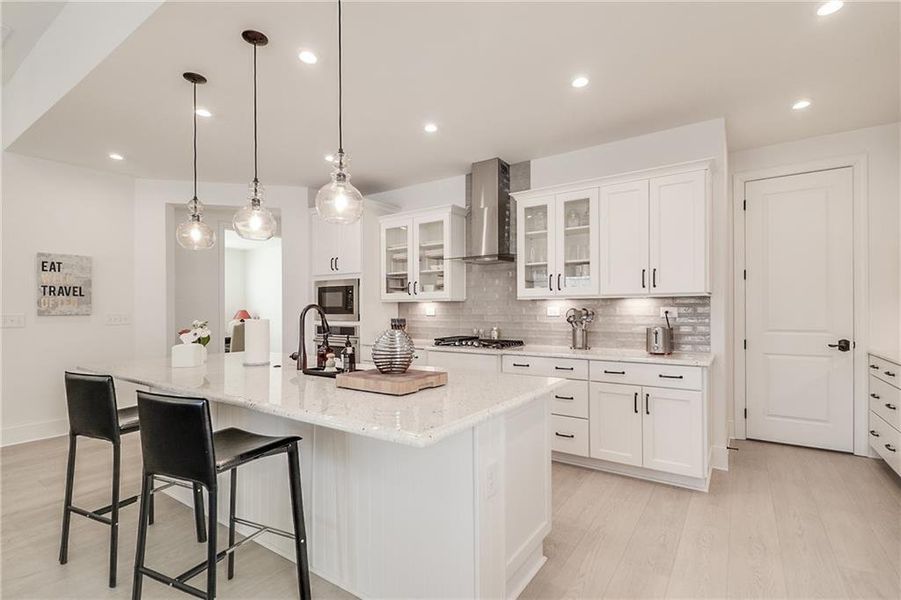 Furnished interior view inside a new home in , Hoschton (Image 7).