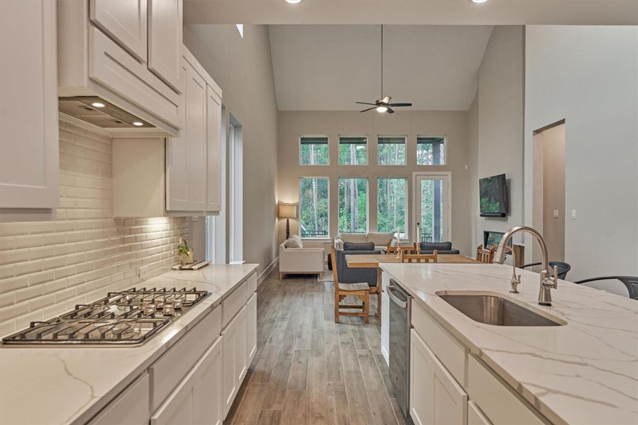 Furnished interior view inside a new home in Woodforest 50′, Montgomery (Image 18).