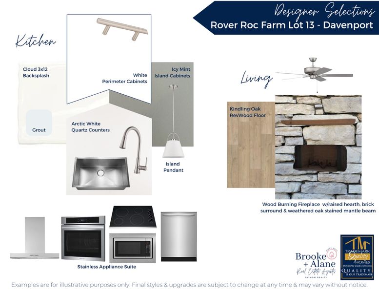 Sample of building materials used in homes in Rover Roc Farms, Williamson (Image 4).