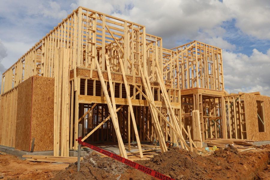 In-progress construction of a new home in Dunham Pointe, Cypress, TX (Image 33).