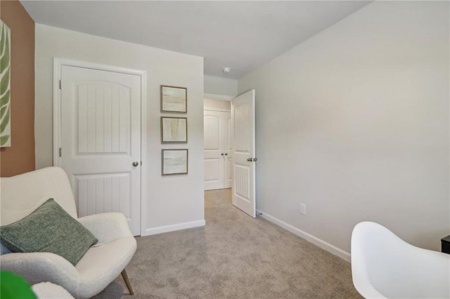 Furnished interior view inside a new home in , Atlanta (Image 35).