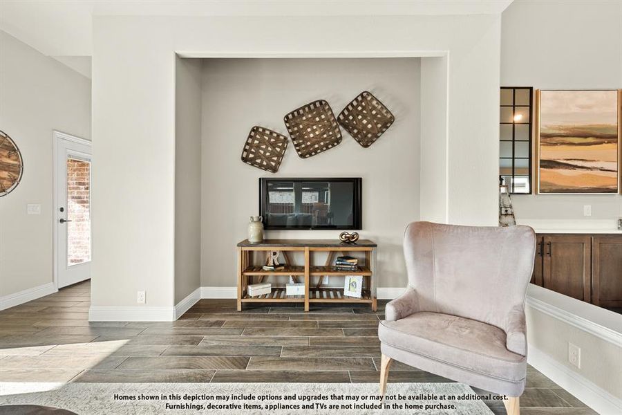 Furnished interior view inside a new home in Sunset Ridge, Alvarado (Image 23). Furnished interior view inside a new home in Sunset Ridge, Alvarado (Image 23).